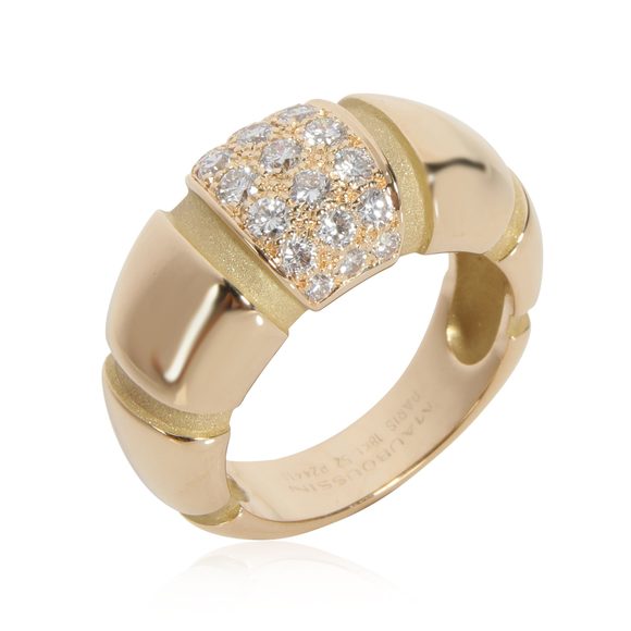 Mauboussin Nadja Diamond Ring in 18k Yellow Gold 0.64 CTW - Picture 3 of 3